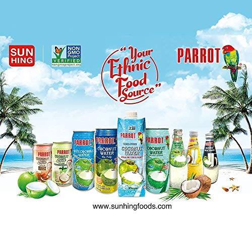 Parrot Brand Coconut Water No Pulp 16.4 Fl. Oz.Pack Of 12