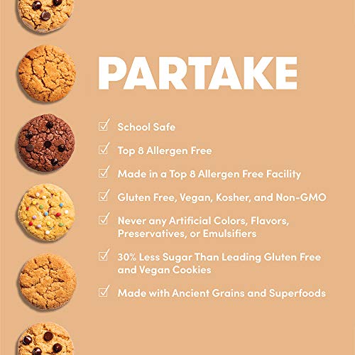 Partake Crunchy Cookies - Double Chocolate Chip | 6 Boxes | Vega...