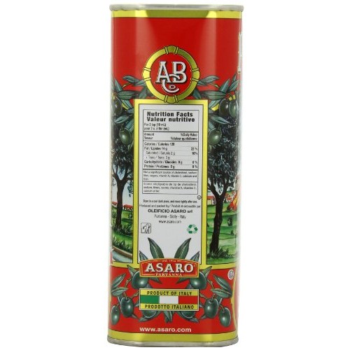 Partanna Extra Virgin Olive Oil, 34-Ounce