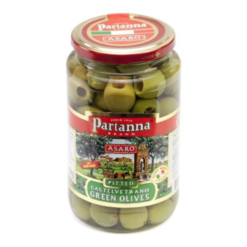 Partanna Pitted Castelvetrano Green Olives - 9 Oz