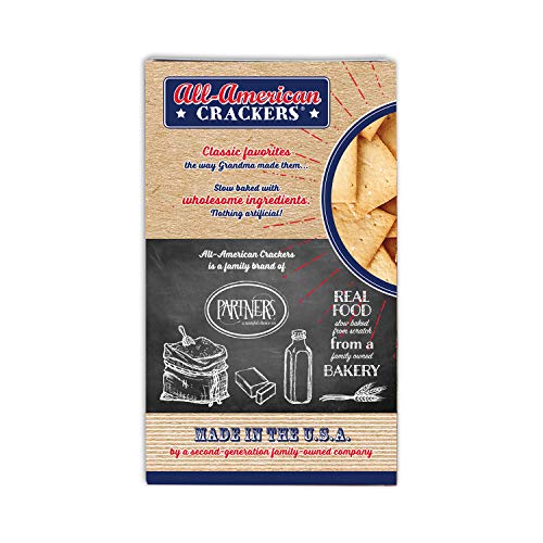 All-American Snack Crackers, Sweet Butter, 4 Ounce Pack Of 6,