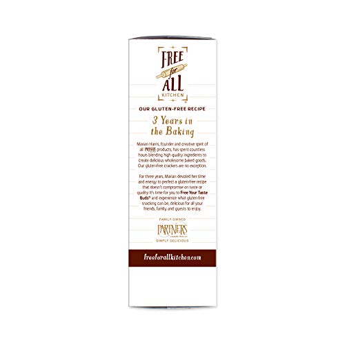 Free For All Kitchen Gluten-Free Crackers, Olive Oil &Amp; Sea Salt,