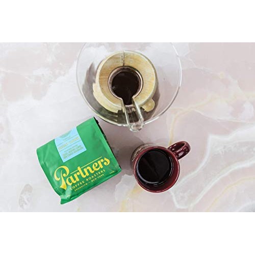 Partners Coffee, Ghost Town Blend - Decaf, 12 Ounce, Whole Bean