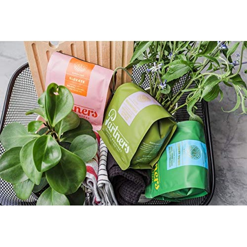 Partners Coffee, Ghost Town Blend - Decaf, 12 Ounce, Whole Bean