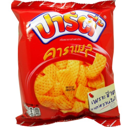 Fried Yam Chips Coated With Butter Caramel Snack Net Wt 38G 1.3
