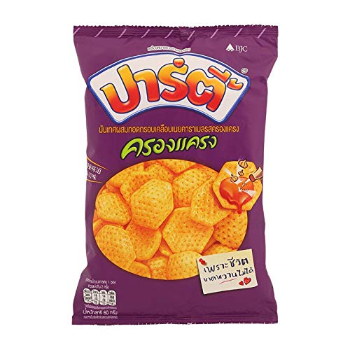 Party Brand, Fried Sweet Potato Chips, Coated With Butter Carame