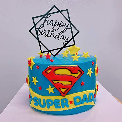 Party Mood Happy Birthday Cake Toppers; Multi-Color; For Decorat