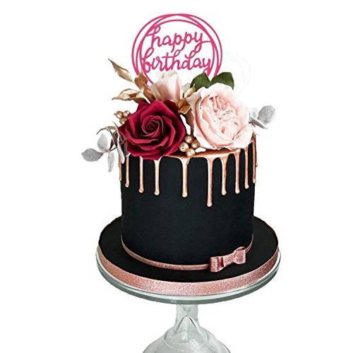 Party Mood Happy Birthday Cake Toppers; Multi-Color; For Decorat