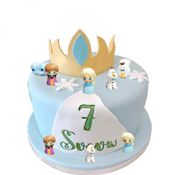 Frozen Cake Toppers Picks for Kids Birthday Party, Baby Shower C...