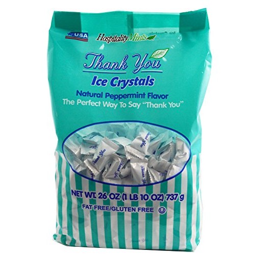 Hospitality Mints Peppermint Ice Crystals, Individually Wrapped