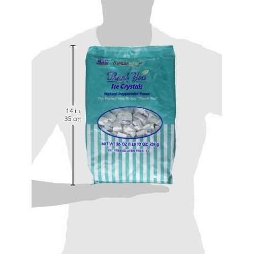 Hospitality Mints Peppermint Ice Crystals, Individually Wrapped