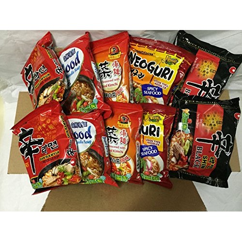 New Korean Hit Ramen Variety Pack, Nongshim Shin Ramyun, Veg, Ud