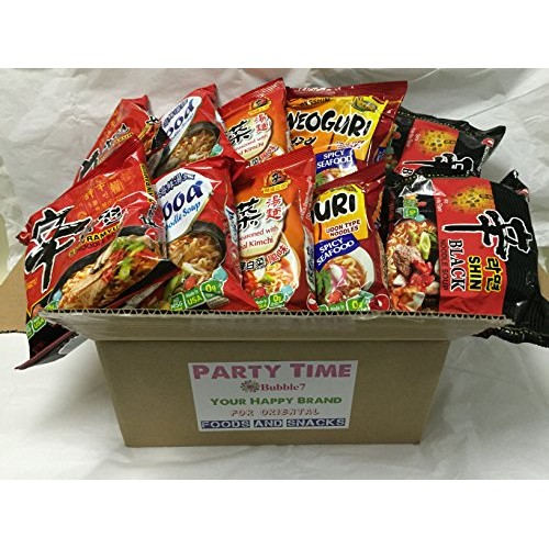 New Korean Hit Ramen Variety Pack, Nongshim Shin Ramyun, Veg, Ud