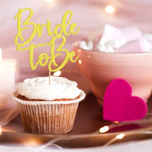 Party To Be Personalized Cupcake Toppers 12 Pcs Glitter Paper Cu