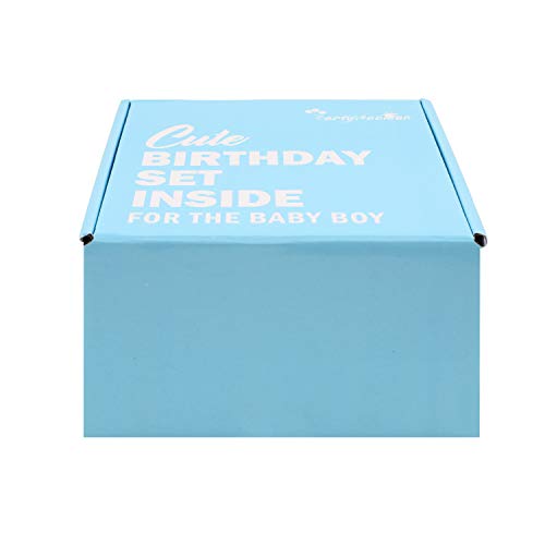 Baby 1St Birthday Boy Decorations With Crown - Baby Boy First Bi