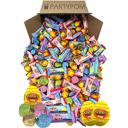 Easter Chocolate Candy Mix, Bulk 5 Lbs Assortment of Individuall...