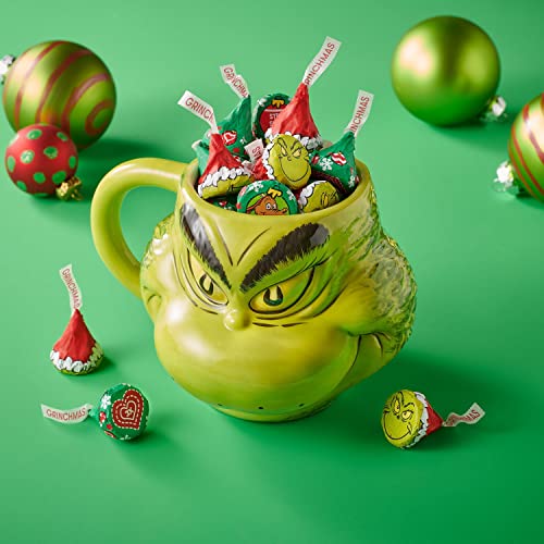 Hersheys Christmas Kisses Grinch Milk Chocolate Candy, Bulk 5 L...