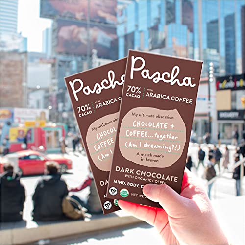 Pascha Organic Dark Chocolate Bars, 70% Cacao, Utz, Gluten Free,