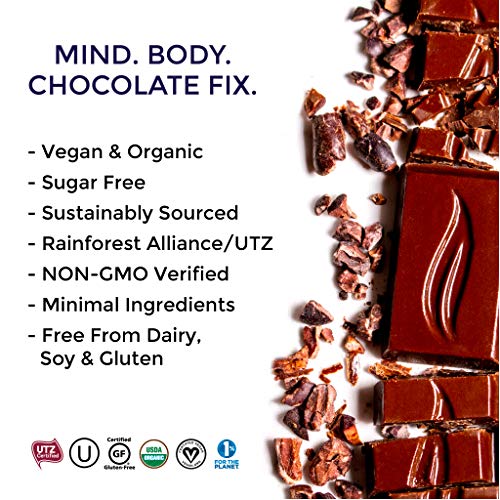 Pascha Organic Sugar-Free 70% Cacao Chocolate Bars, Utz, Gluten