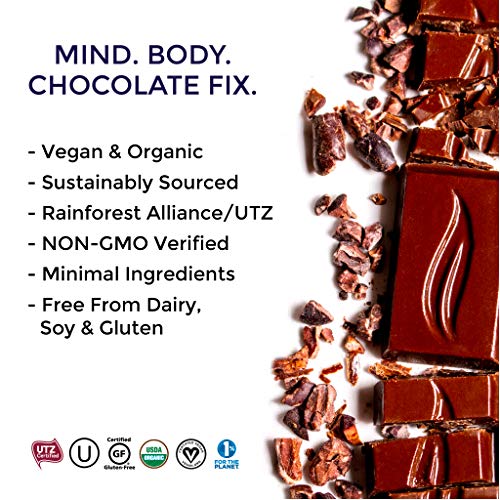 Pascha Organic Vegan Dark Chocolate Bars 55% Cacao With Cocoa Ni