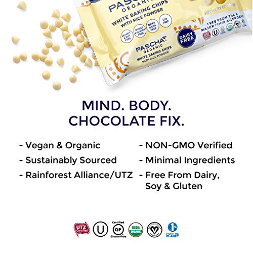 Pascha Organic Vegan White Chocolate Chip, Utz, Gluten Free &Amp; No