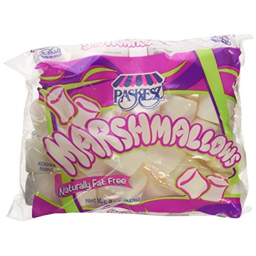 Paskesz Marsmallows - Naturally Fat Free 8Oz Pack Of 3