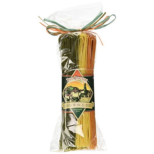 Pasta Partners Handmade Rainbow Angel Hair Pasta, 12 Ounce - Coo