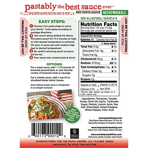 Pastabilities Pastably The Best Sauce Ever, Red Tomato Pasta &Amp; S