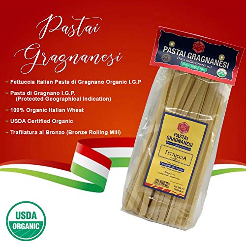 Fettuccia Organic Italian Pasta Di Gragnano | I.G.P. Protected |