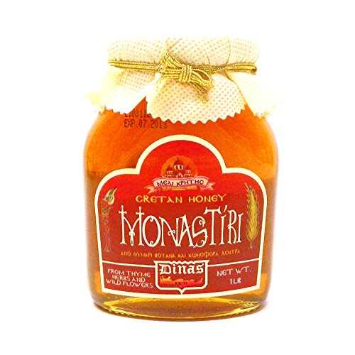 Dinas Greek Monastiri Wilflower And Thyme Honey, 16Oz