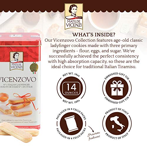 Vicenzovo Savoiardi Ladyfingers By Matilde Vicenzi | Gourmet Ita