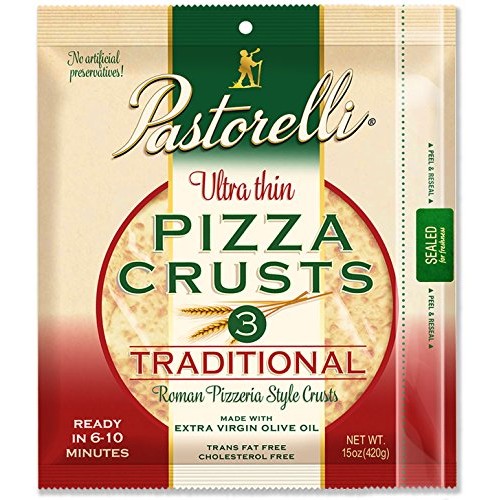 Pastorelli Ultra Thin Pizza Crust– Traditional Low Sodium Pizza