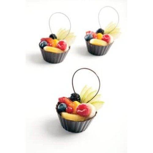 Belgian Chocolate Cups - Ballerina Cups Victoria Ø65mm - 105 pces