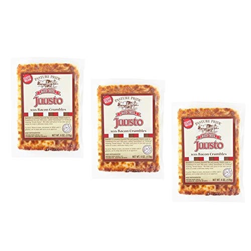 Juusto Baked Bread Cheese With Bacon Crumbles - 3 Pack