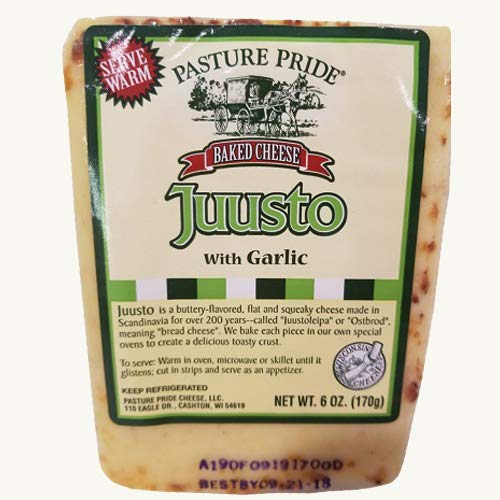 Juusto Variety Baked Bread Cheese-Juusto Garlic, Juusto Jalapeno