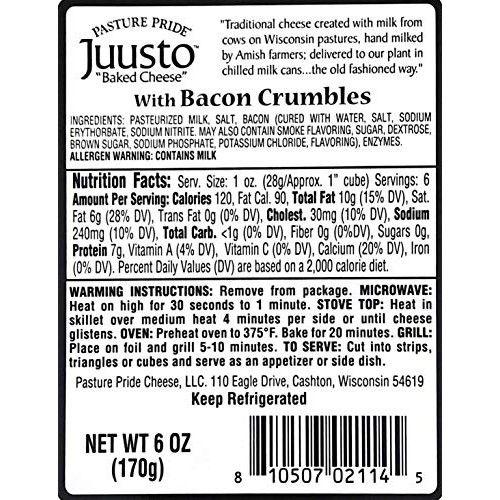 Juusto Variety Baked Bread Cheese-Juusto, Juusto Bacon &Amp; Juusto