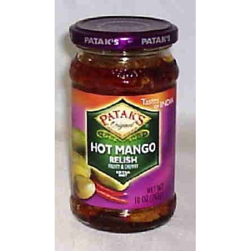 Patak B85673 Pataks Hot Mango Relish -1 Jar Of 10Oz