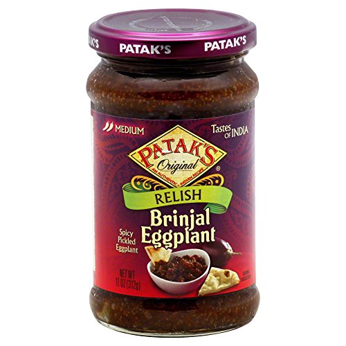Pataks Brinjal Egg Plant Relish 11-Ounce Jars Pack Of 6