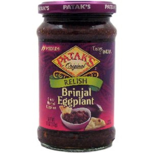 Pataks Brinjal Egg Plant Relish 11-Ounce Jars Pack Of 12