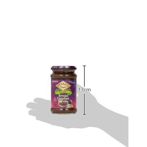 Pataks Brinjal Egg Plant Relish, Medium, 11 Oz