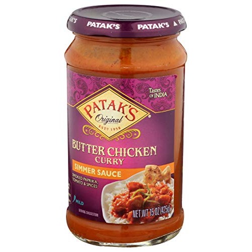 Pataks Butter Chicken Sauce Mild, 15 Oz