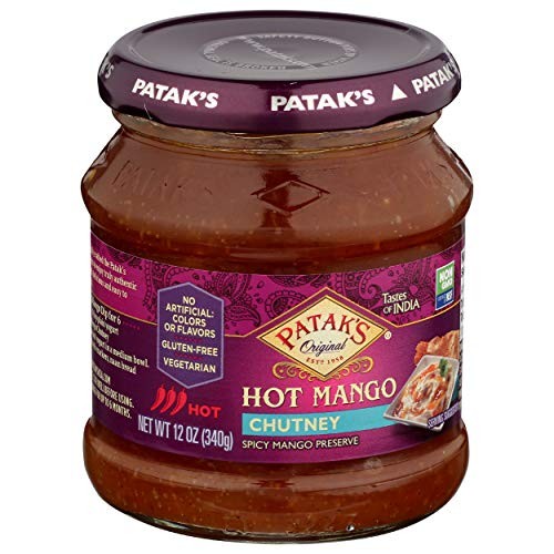 Pataks Hot Mango Chutney 12 Oz