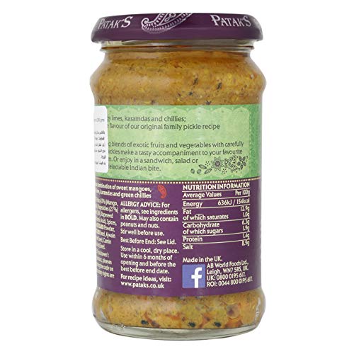 Pataks - Hot Mixed Pickle - 283G