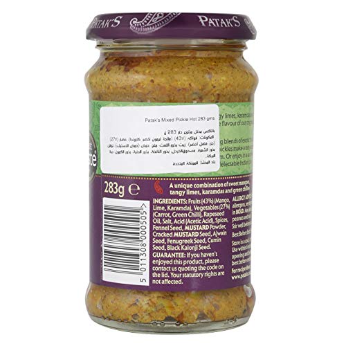 Pataks - Hot Mixed Pickle - 283G