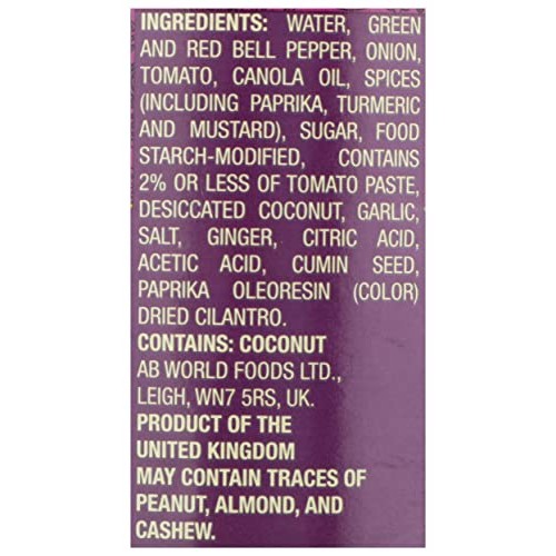 PATAKS Jalfrezi Sweet Pepper Spicy Curry and Simmer Sauce, 15 oz