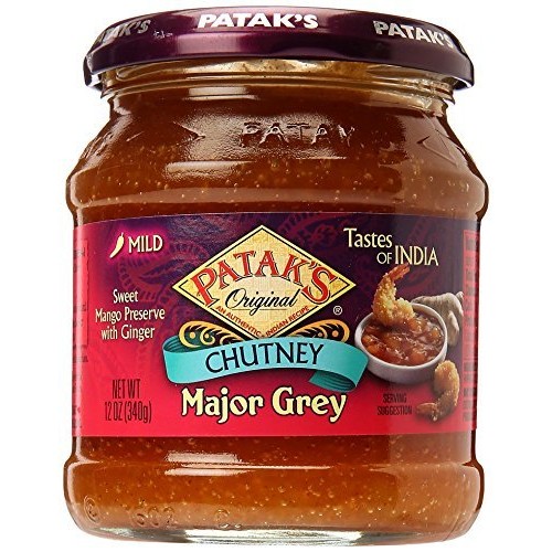 Pataks Major Grey Chutney - 12 Oz Pack of 3 – With Mangos, Gi...