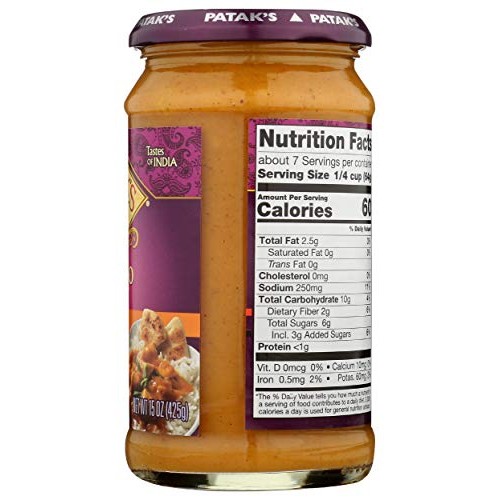 Pataks Mango Curry Simmer Sauce, 15 Fl Oz