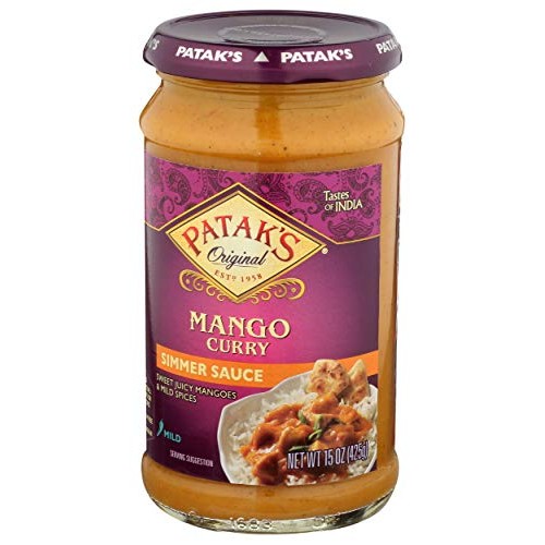 Pataks Mango Curry Simmer Sauce, 15 Fl Oz