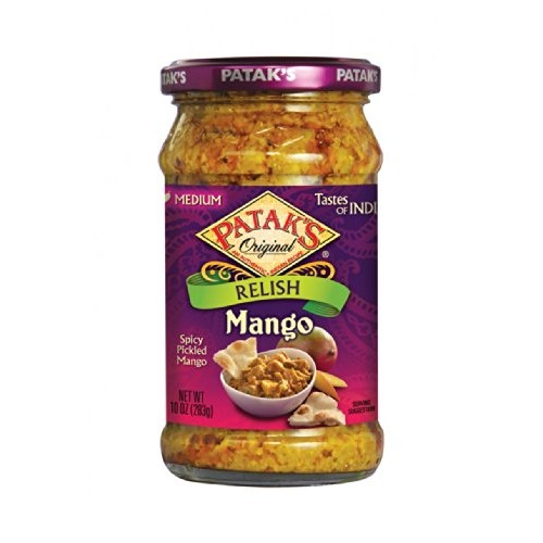 Pataks Mango Pickle Medium, 10-Ounce Pack Of 6
