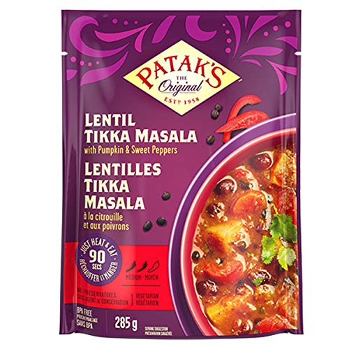 Pataks - Ready To Eat Vegetarian Meals, 4 Pack Lentil &Amp; Vegg